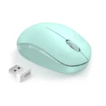 Seenda Wireless Mouse, Noiseless 2.4G ( Mint Green )