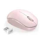 Seenda Wireless Mouse, Noiseless 2.4G ( Pink )