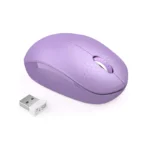Seenda Wireless Mouse, Noiseless 2.4G ( Purple )