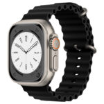 By Tech-Tok Ocean Band For Apple watch 49MM- Black
