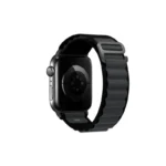 By Tech-Tok Alpine Loop Band for Apple watch 49MM- Black & Grey