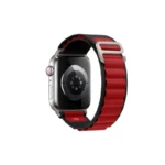 By Tech-Tok Alpine Loop Band for Apple watch 49MM- Black & Red