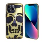 By Tech-Tok Skull Hollow Design Protective Case for iPhone 11- Gold