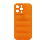 By Tech-Tok Puffer Fashionable Protective Case for iPhone 12 Pro- Orange