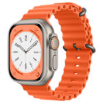 By Tech-Tok Ocean Band For Apple watch 49MM- Orange