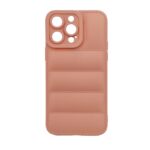 By Tech-Tok Puffer Fashionable Protective Case for iPhone 14 Pro Max- Pink