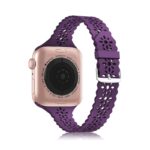 By Tech-Tok Lace Silicone Band For Apple Watch 49MM- Purple