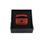 By Tech-Tok Genuine Carbon Fiber Case for Airpods Pro- Red