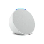 Amazon Echo Pop Smart Bluetooth Speaker with Alexa - Glacier White