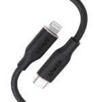 Anker 641 USB-C to Lightning Cable (Flow, Silicone) - Black - 6ft/ 1.8m