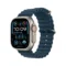 Apple Watch Ultra 2 GPS + Cellular 49mm Titanium Case with Blue Ocean Band tech Tok | Dubai