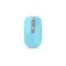 HXSJ M30 Rechargeable Wireless Mouse 2.4GHz Mice 1600DPI Metal Scroll Wheel For Working Office - Blue