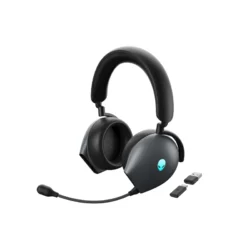 Alienware Tri-Mode Wireless Gaming Headset Active Noise Cancelling And Versatile Connection Options - (Dark Side Of The Moon)