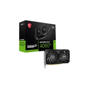 MSI GeForce RTX 4060 Ti VENTUS 2X BLACK 8G OC Graphics Card