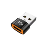 Type-c to USB Black - Adapter USB Female To Type c Male Fast Charging adadpter
