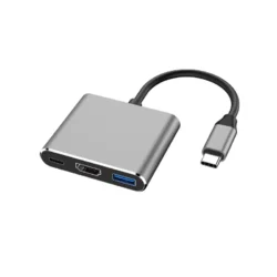 3 In 1 Usb-C Usb Hub Male To Female Hdmi-Compatible 4k Usb 3.1 Type-C To Usb 3.0 Charging Adapter For Macbook Air 12 Converter