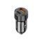 Porodo 50W Dual Port Car Charger PD 20W QC 30W - Black