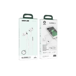 Green Lion GL-Stereo Pro Wire Control With Microphone - White