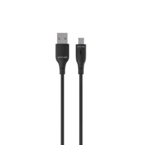 Green Lion USB-A To Micro PVC Cable - Black