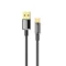 Green Lion USB-A To USB-C Tough Cable 1M - Black - 2