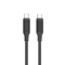 Green Lion USB-C to USB-C PVC Cable 2M - Black