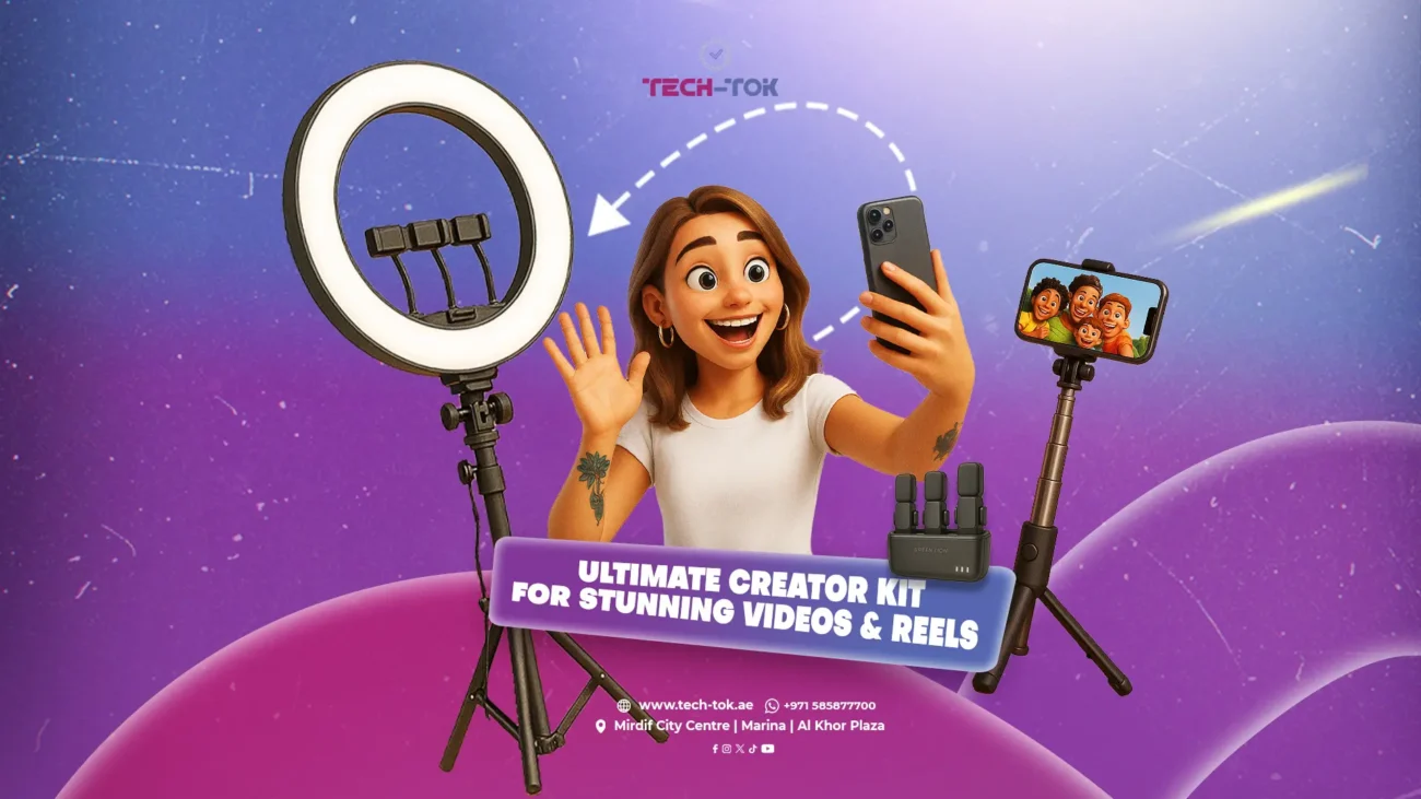 Top 3 Must-Have Gadgets for Content Creators in 2025 – Available Now in the UAE at Tech-Tok